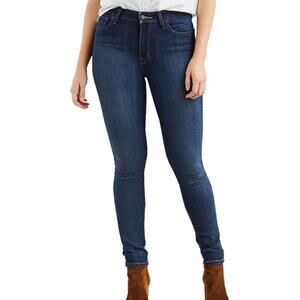 Levis 721 High Rise Skinny Denim Blue Jeans US Womens 25
